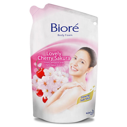 Biore Body Foam Lovely Cherry Sakura 450ml